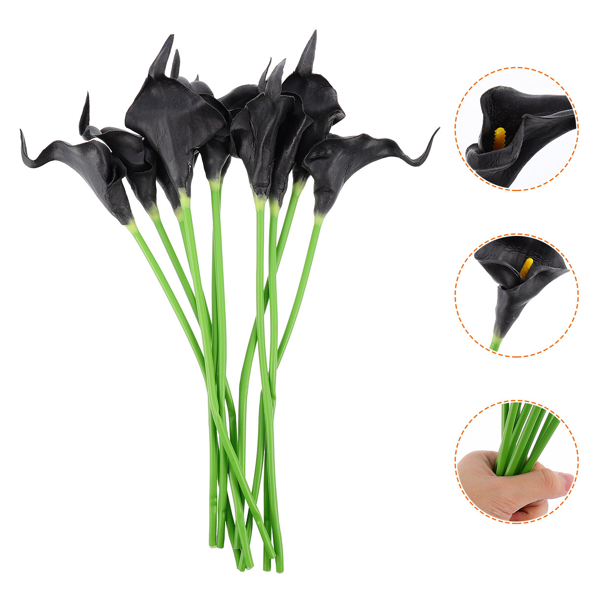 Home Office Interior Design - 10Pcs Decorative Simulated Calla Lily Flowers