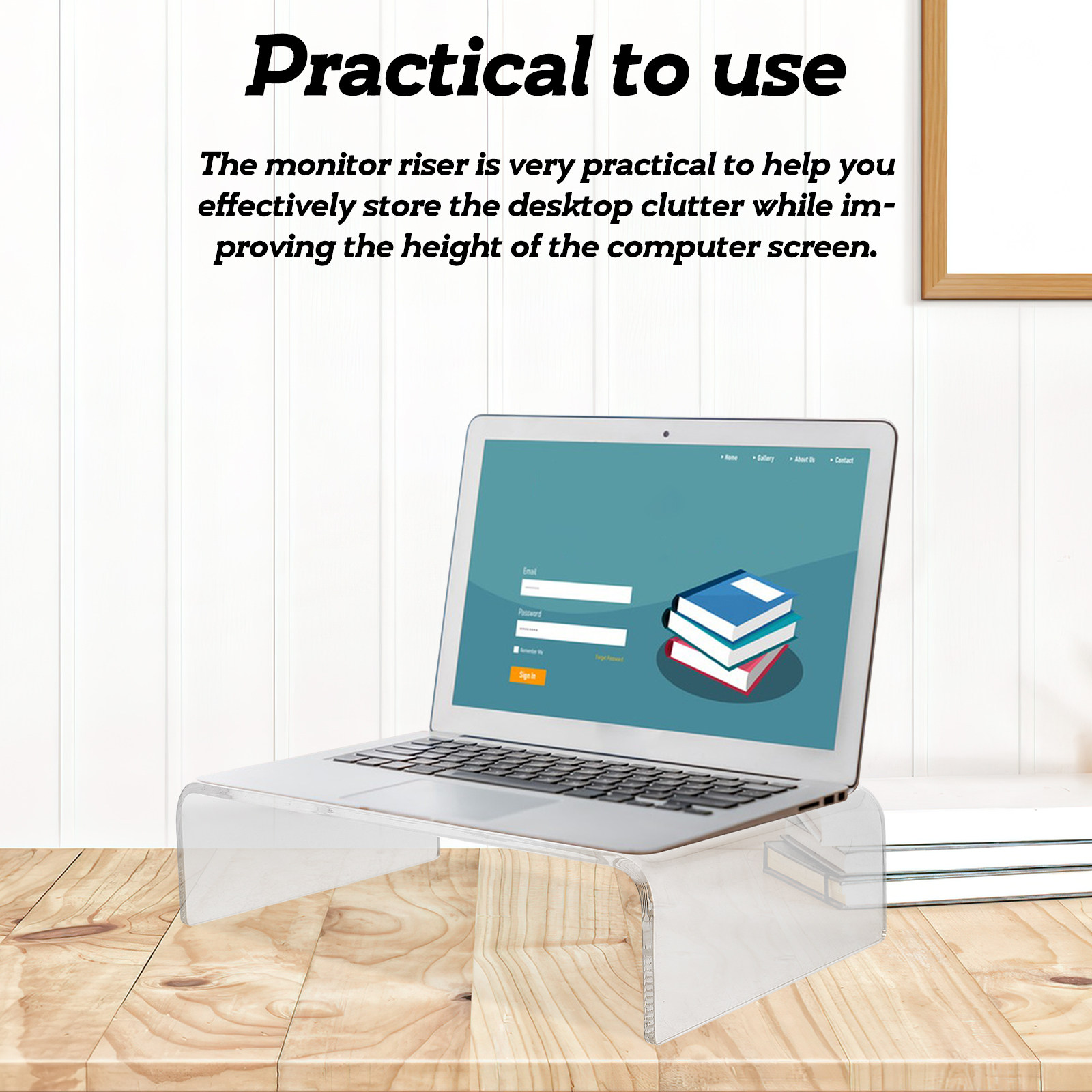 Acrylic Computer Monitor Stand - огляд і ціна Monitor Riser Stand