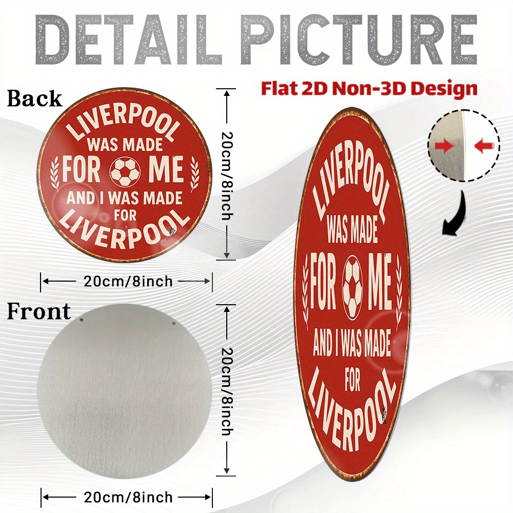 Tin Sign - Liverpool Was Made  - огляд і ціна Home Office Liverpool