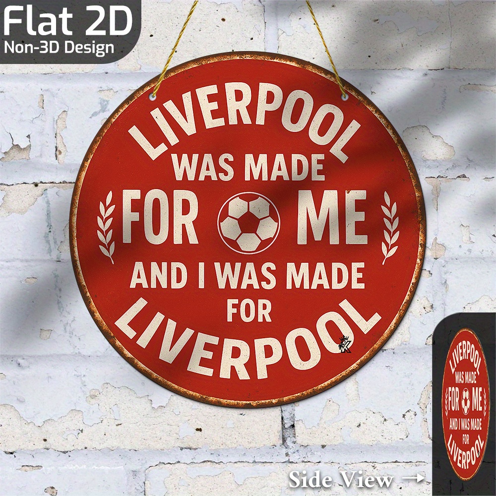 Tin Sign - Liverpool Was Made  - огляд і ціна Home Office Liverpool