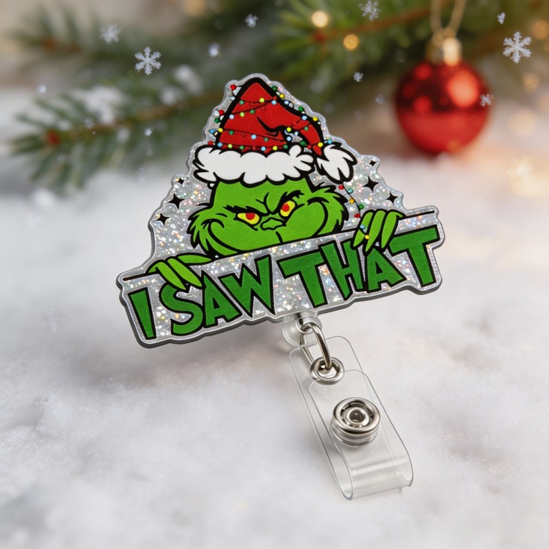 Christmas Green Monster Badge  - огляд і ціна Home Office Login
