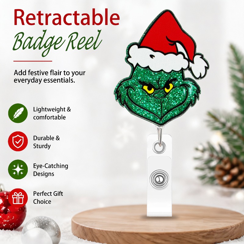 Christmas Green Monster Badge  - огляд і ціна Home Office Login