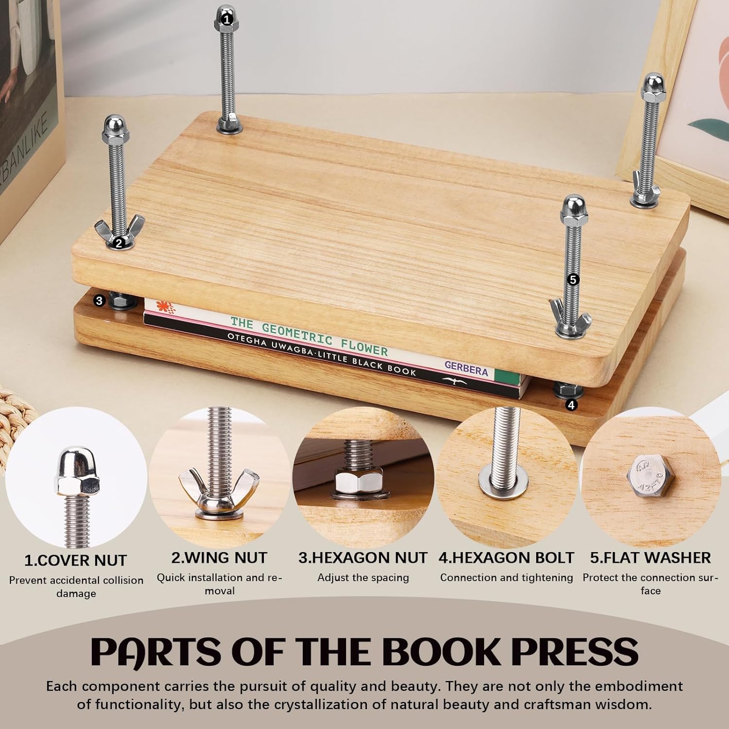 Wooden Book Press, Binding Too - огляд і ціна Label Maker Machine