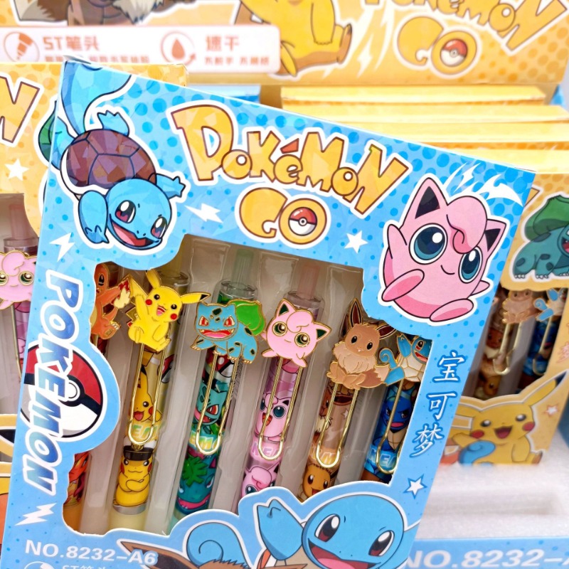 6pcs Pokemon 0.5mm  Ballpoint  - огляд і ціна Home Office Login