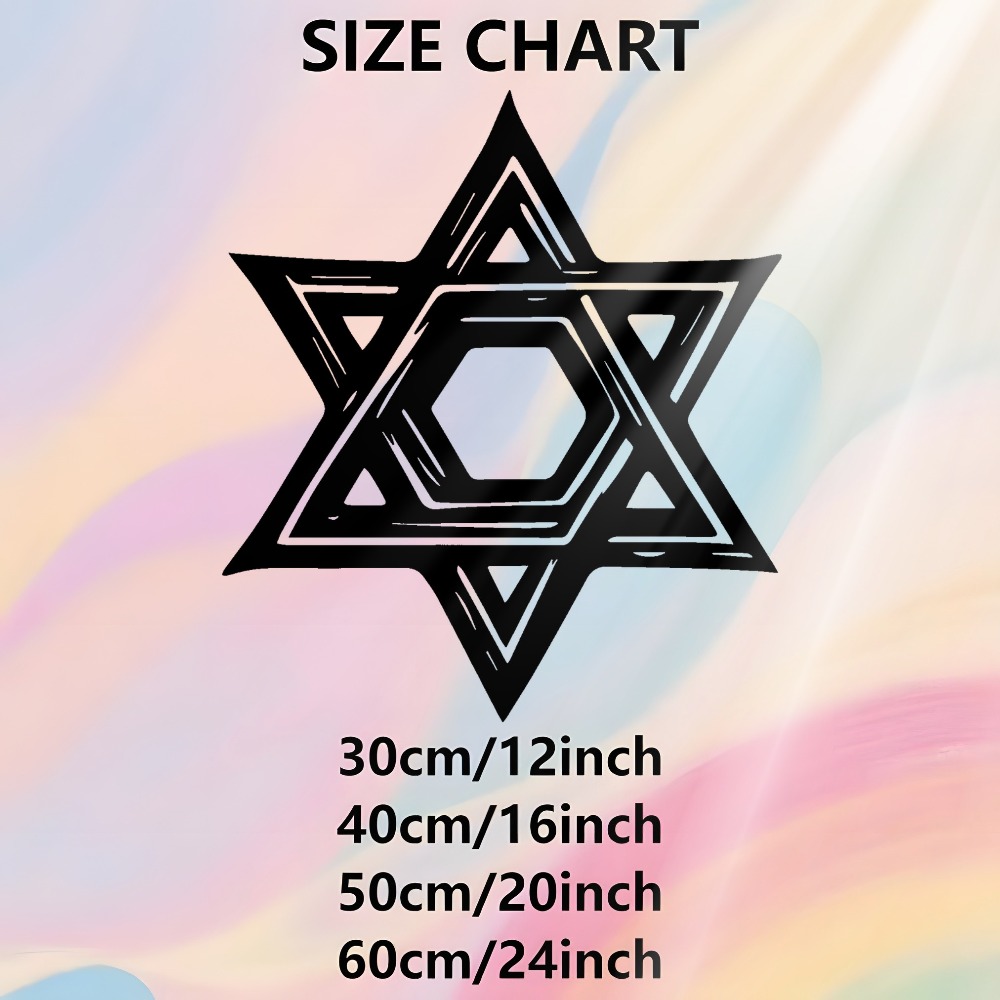 CIFBUY Iron Wall Art Star of D - огляд і ціна Home Office Decor