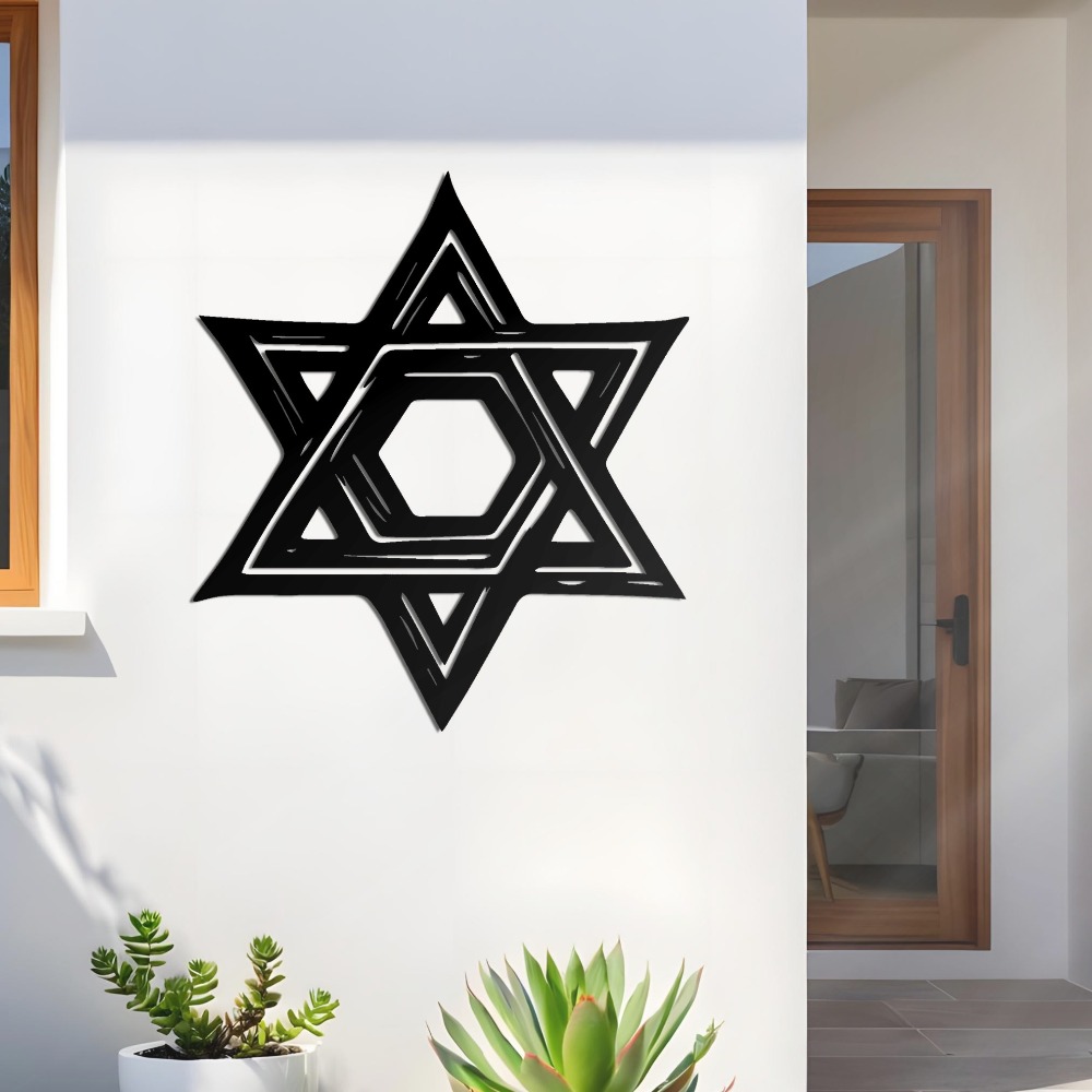 CIFBUY Iron Wall Art Star of D - огляд і ціна Home Office Decor