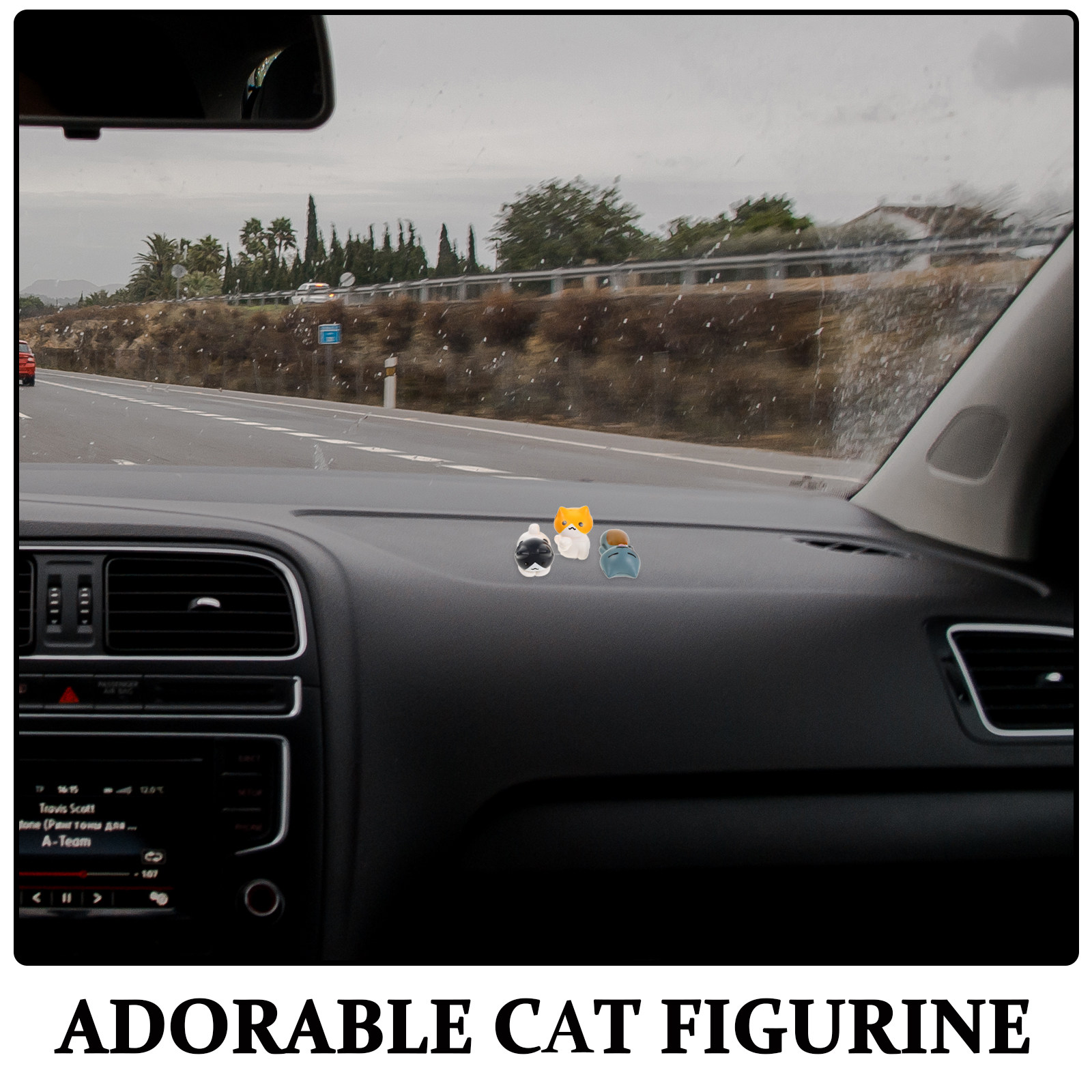 6Pcs Mini Cat Dashboard Decor  - огляд і ціна Home Office Interior Design