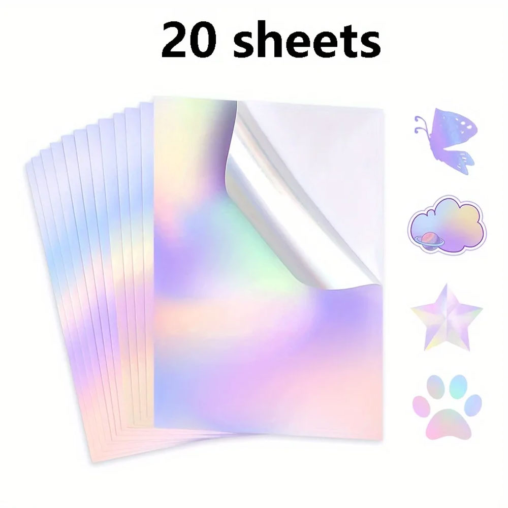 20 Sheets A4 Printable Hologra - огляд і ціна Label Maker Machine