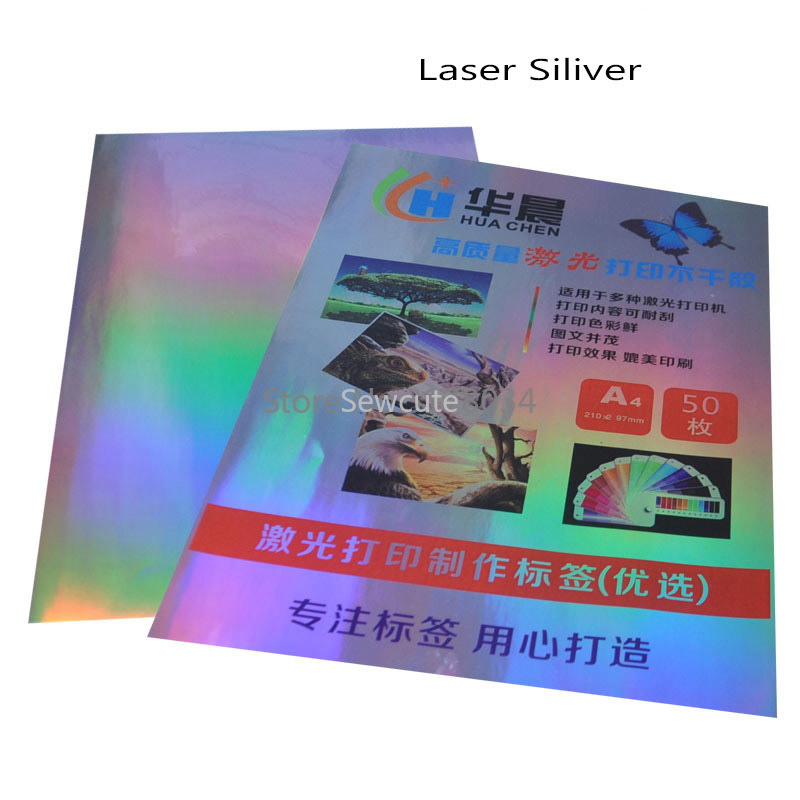 50pcs A4 blank Gold Transparen - огляд і ціна Label Maker Machine