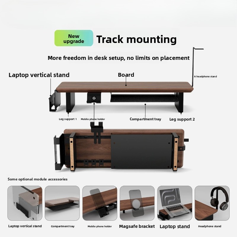 Hot Sale! Walnut Monitor Stand - огляд і ціна Monitor Riser Stand
