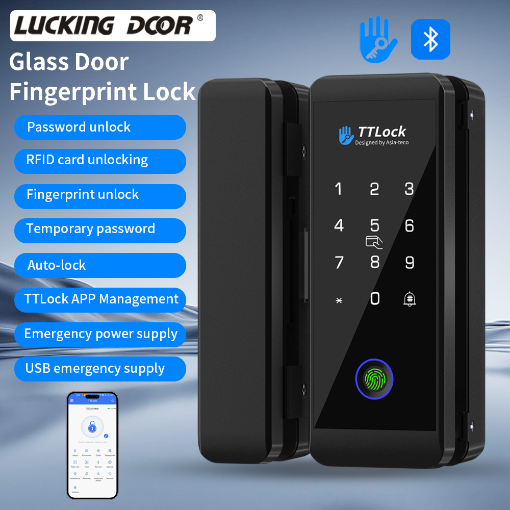 TTLOCK Smart Glass lock Finger - огляд і ціна Home Office Login